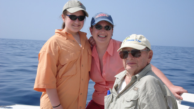 PHOTO:
Lisa Salberg with her 17-year-old daughter Becca and her father Larry Flanigan Jr., all of whom were diagnosed with HCM. Flanigan died in 2008 of the disease.
