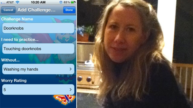 PHOTO: Stacey Horton, who suffers from obsessive compulsive disorder, is using a new mobile application that can help her meet her therapy goals.