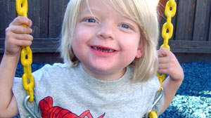 PHOTO Aaron Tanner, 4, of Brentwood Calif., was diagnosed in utero with Hypoplastic Left Heart Syndrome.