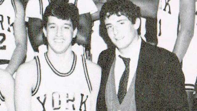 PHOTO: Alan Brown and his friend Danny in high school before they were both paralyzed after accidents.