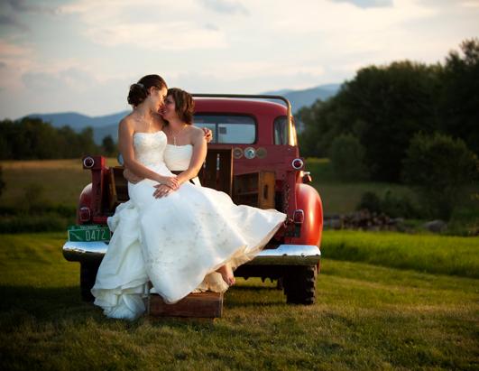 Valentine's Day Same-Sex Wedding Photography 