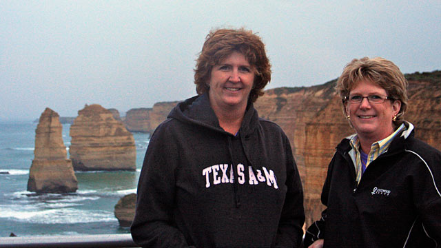 PHOTO: Encephalitis survivor Becky Dennis, right, and her sister, Angela Martin, visited Australia as Dennis sought to "live life fast while fighting for normalcy."