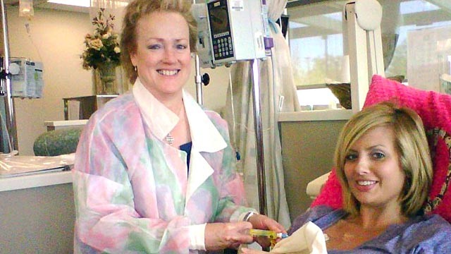 PHOTO: Carly Byrd, 29, right, refused to lose fertility to cancer.