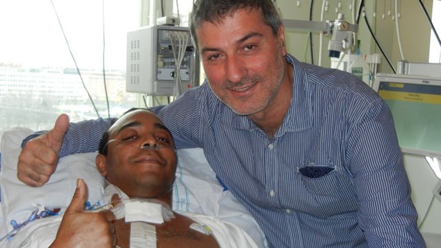 PHOTO: Christopher Lyles is the first U.S. patient to undergo a tracheal transplant using his own stem cells.