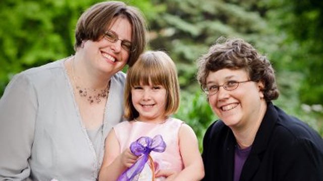 PHOTO: Clare Davidson-Sherman, 8, is the adopted daughter of Karen Davidson-Fisher and her wife, Bobbi Davidson-Fisher.