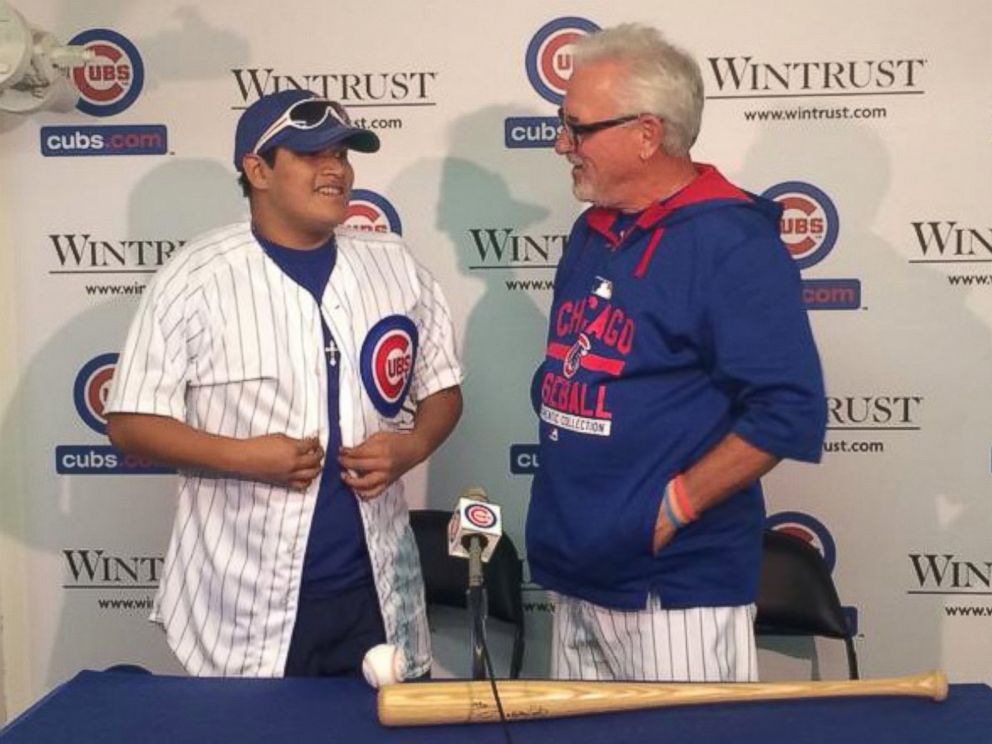 Chicago Cubs 'Sign' Teen Fan With Brain Cancer For A Day At Wrigley ...