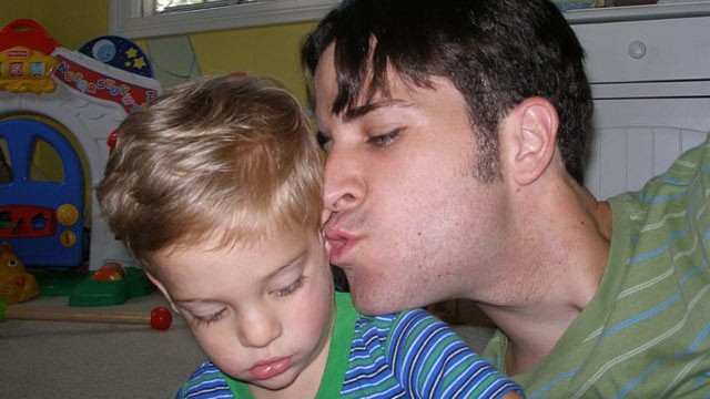 PHOTO: Dale Liuzza, a New Orleans autism therapist, and his son, as a baby.
