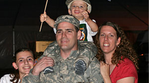 Photo: Study shows children with deployed parents have more behavioral and mental health problems than military children whose parents have not been deployed