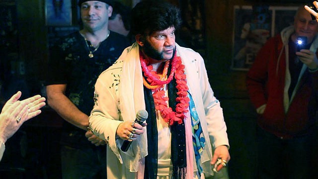 PHOTO: Cary, a 51-year-old Elvis impersonator, lives in squalor, unable to let go of mountains of memorabilia.