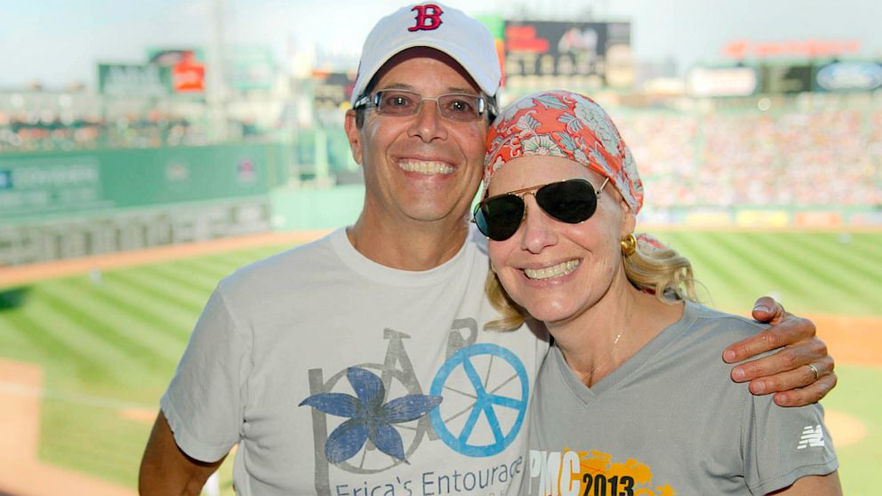 PHOTO: Rick and Erica Kaitz for cancer research.