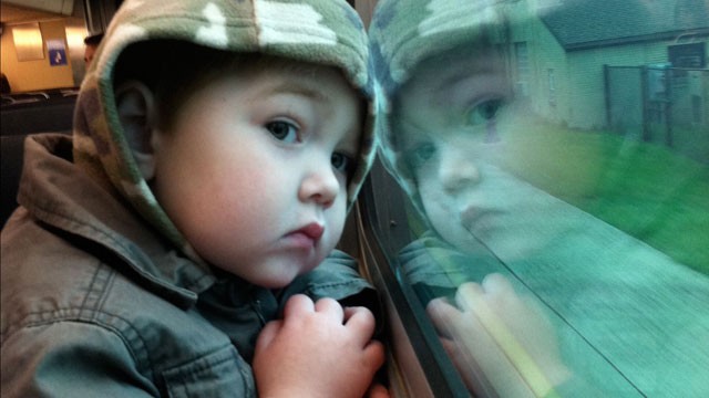 PHOTO: 2-year-old Finley Owens relies almost entirely on intravenous nutrition.