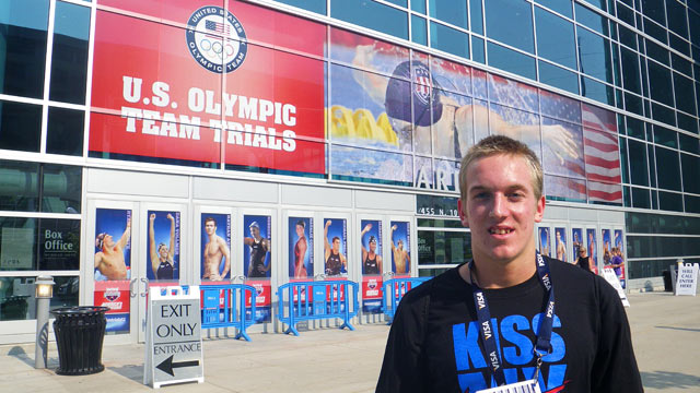 PHOTO: Forrest Davis, who made Olympic Trials this year, gives up vacations, school trips and even weekend fun to one day go for gold.