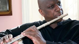 PHOTO Arthur Goodridge, 61, is a composer and professional flutist and saxophone player from Medford, Mass.
