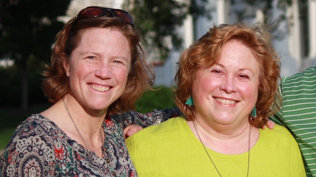 PHOTO: Kathryn Hamm, left, and her mother Gretchen Hamm founded Gay Weddings.com.