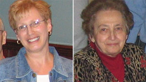 Janice Miles, left, worries that she will inherit her mother Rose Orrs, right, hear disease.
