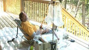 PHOTO: At home dialysis