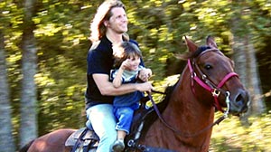 Photo: Rupert Isaacson says that his autistic son Rowan found healing power in the horses he rode during a family trip to Mongolia two years ago.