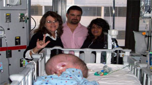 PHOTO Baby Klaus hydrocephalus