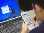 Phone and laptop