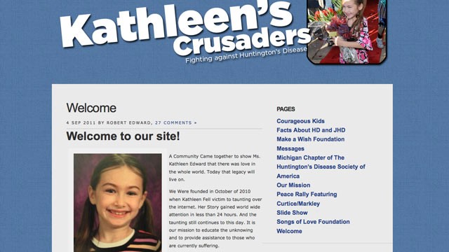 PHOTO: Kathleen Edward of Trenton, Mich. died from Huntington's disease.