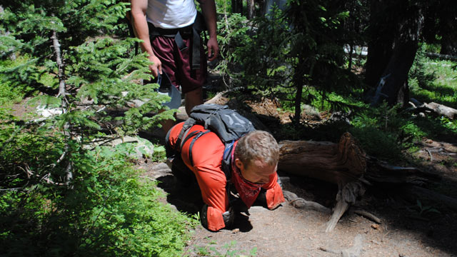 PHOTO: Kyle Maynard, 25, who was born without arms and legs, is seen hiking in Colorado in this file photo.