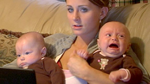 PHOTO Reality show star Leah Messer and her twins on MTV?s "Teen Mom 2."