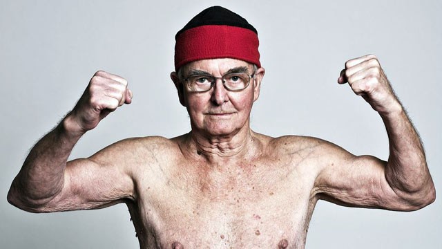 PHOTO: Les DArcy is 89, one of eight competitors vying to win at the 2012 World Table Tennis Champions in China.