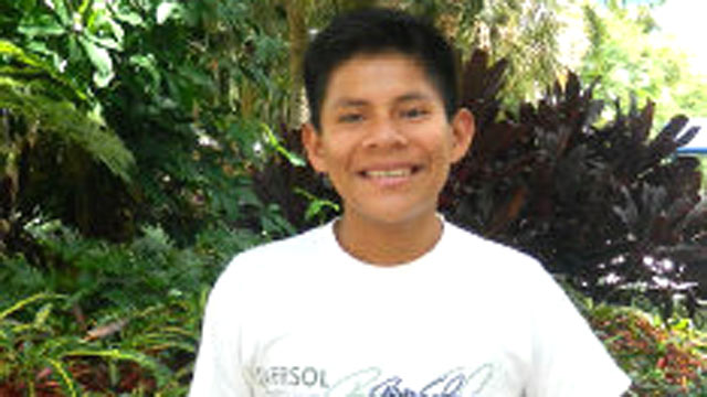 PHOTO: Luis Canelo, 17, has traveled from his village in the Peruvian Amazon to Miami for reconstruction surgery.