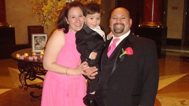 PHOTO: Nicole Malata, 34, of Toms River, N.J., with her husband Steve and their son Steven pose for a photograph in this family photo. Nicole was diagnosed with cancer in May and said her treatment decisions focus on making sure she's around for her 2-yea