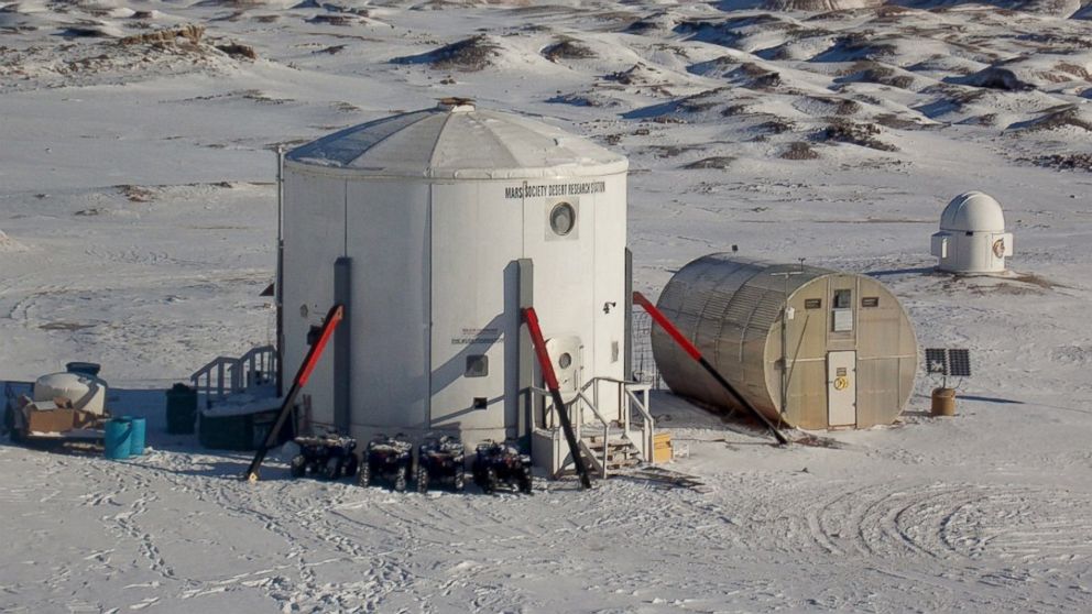 PHOTO: The Mars Mission Desert Research Station in Hanksville, Utah.