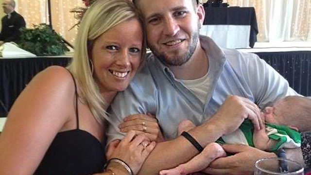 PHOTO: Megan and Jon Keeney are enjoying their first week home with Jaxon, who has been hospitalized after open heart surgery.