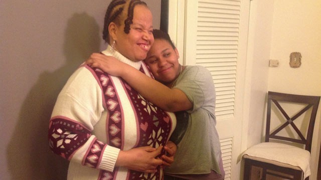 PHOTO: Bonnie Brown and her 15-year-old daughter Myra are seen in this undated handout photo. The high school honors student says her disabled mom is as capable a parent as any.