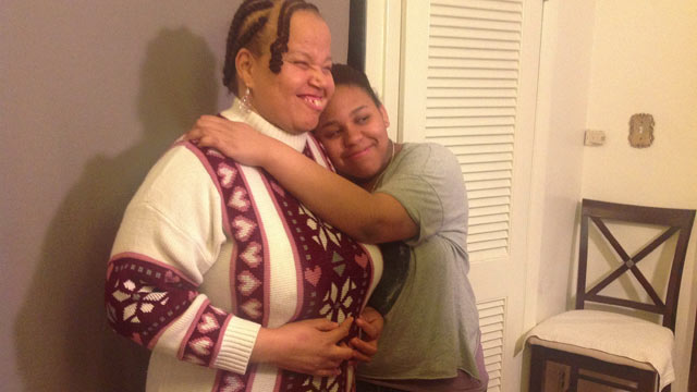 PHOTO: Bonnie Brown and her 15-year-old daughter Myra are seen in this undated handout photo. The high school honors student says her disabled mom is as capable a parent as any.