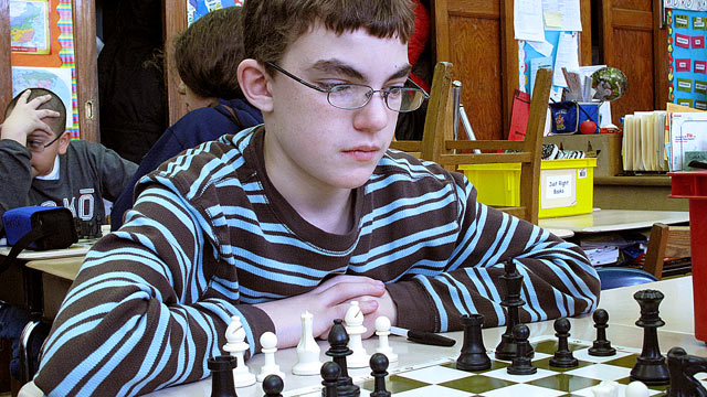 PHOTO: Patrick Johnston, 11 when "Brooklyn Castle" was filmed, learned concentration and perseverance with the game of chess.