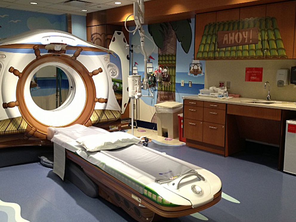 PHOTO: The pirate-thesed CT scanner