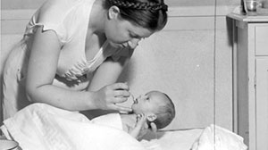 Photo: Practice Babies at Cornell Universityâ??s Home Economic program.