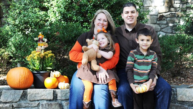 PHOTO: The Rubin family pose for a portrait. Parents of 5-year-old Carson Rubin (front right) are raising $250,000 to fix his hearing.