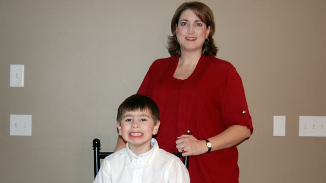 PHOTO: Shari McGuire never saw her son Trevor while working a 70-hour week.
