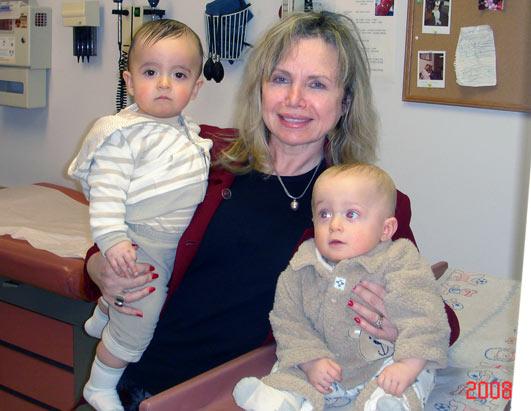 Frieda Birnbaum gave birth to twin boys when she was 60.