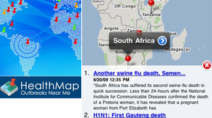 Swine fly app for iPhone