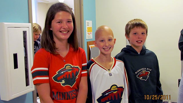 PHOTO: Brooke, Megan and Nicholas -- were delivered by gestational carrier Meredith Olafson in 1999. Megan is in remission undifferentiated embryonal sarcoma.