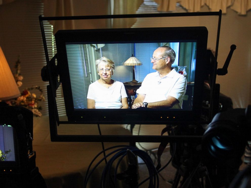 PHOTO: Nancy Writebol, pictured with her husband, David, said she was the mama bear to doctors working in the Ebola ward.
