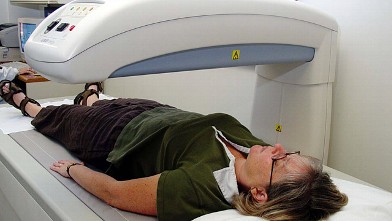 PHOTO: Bone density test
