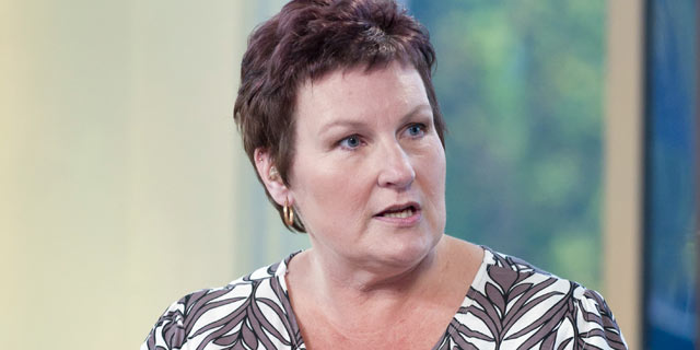 PHOTO: Jill Hawkins, surrogate mother, speaks on Daybreak TV program in London, England in this Oct. 22, 2010 file photo.