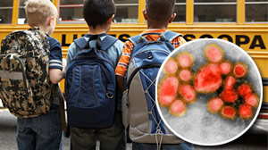 Photo: Schools Open Facing Fears About Swine Flu Closures: Government To Release Guidelines Friday To Help Educators Make H1N1 Decisions