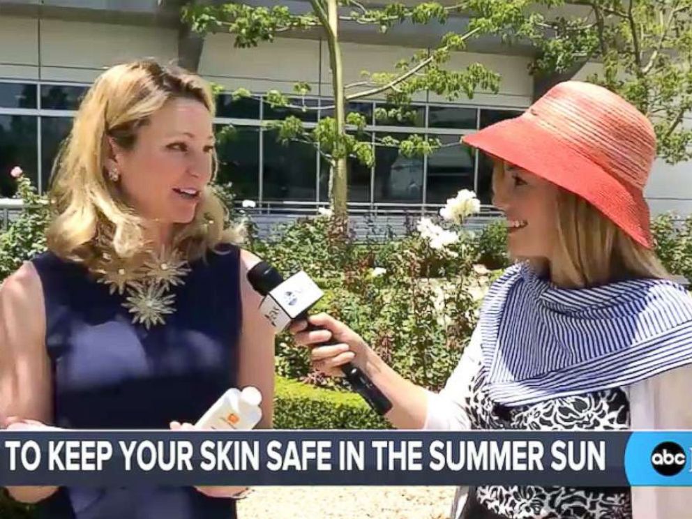 PHOTO: Tips for keeping skin safe in the sun during summer.