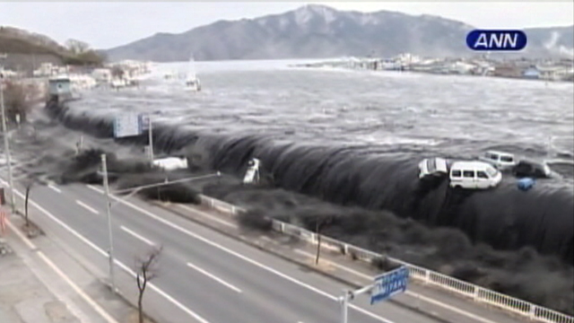 VIDEO: Boats and cars smashed like matchsticks by tsunami wave in the city of Miyako.