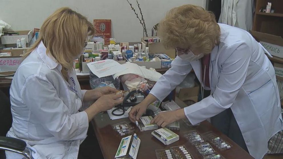 VIDEO: Inside Pro-Russian Forces Makeshift Hospital