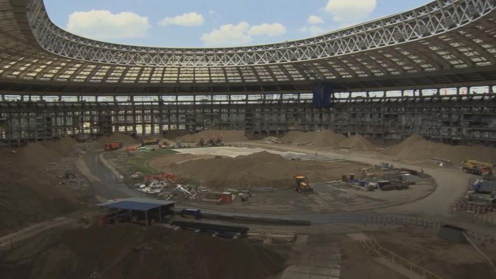 VIDEO: The Site of the 2018 World Cup Is a Construction Site Right Now