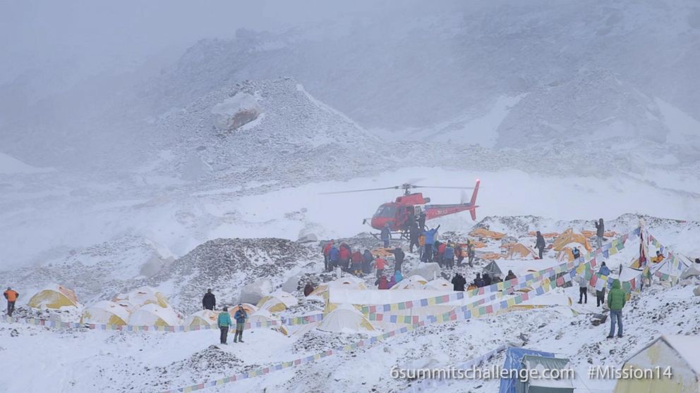 VIDEO: Climbers, Rescue Workers Aid the Injured After Mt. Everest Avalanche